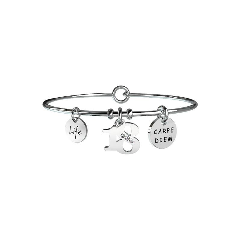 Jewelry: Bracelet Kidult 231555Z steel 316L pendant with letter Z and  crystals collection Symbols