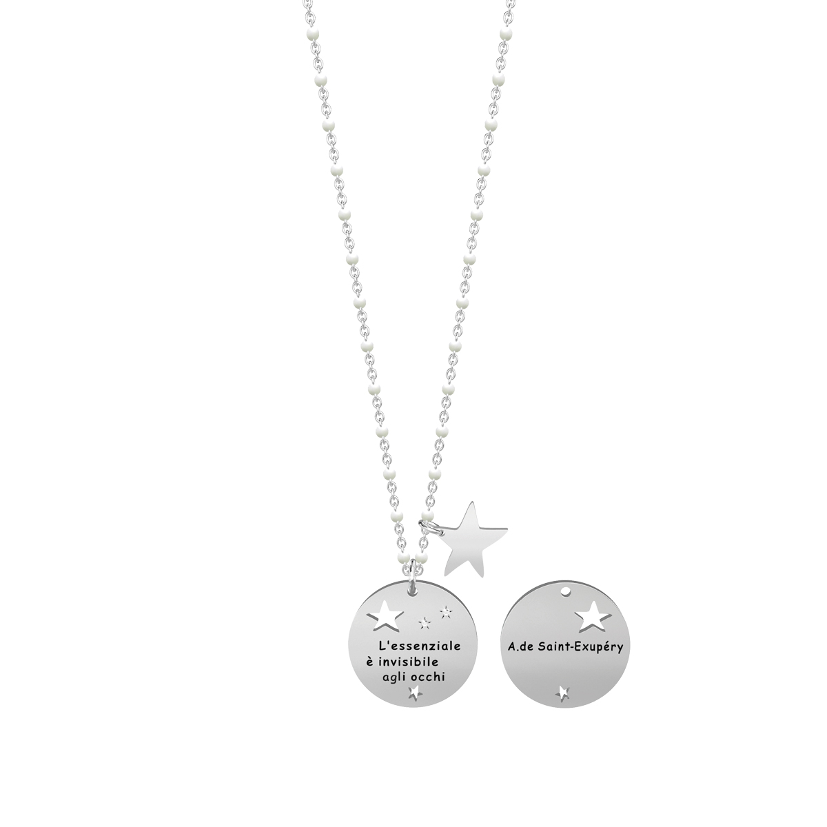 Jewelry: Woman Kidult necklace 751018 316L steel Philosophy collection