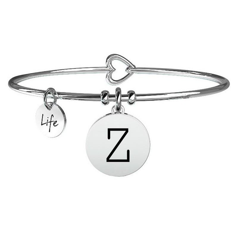 Jewelry: Bracelet Kidult 231555Z steel 316L pendant with letter Z and  crystals collection Symbols