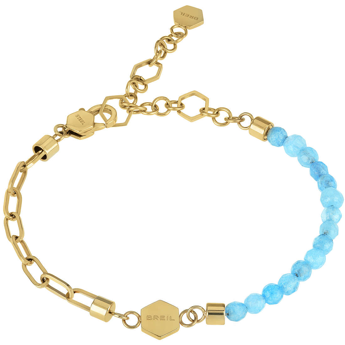 Jewelry Breil blue Kaleido women s bracelet TJ2998 gold colored