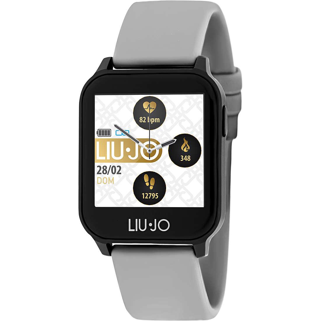 Watches: Liu Jo Energy Smartwatch Gray SWLJ008 silicone strap