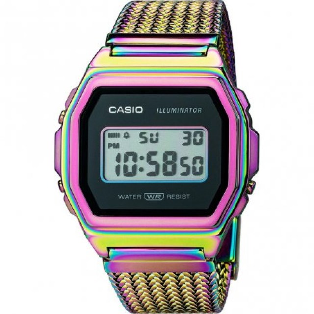 Watches: Casio Digital Vintage Series multicolor A1000PRW-1ER women's watch