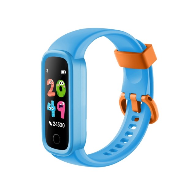 Orologio Smartwatch bambino Smarty rettangolare azzurro silicone SW039B
