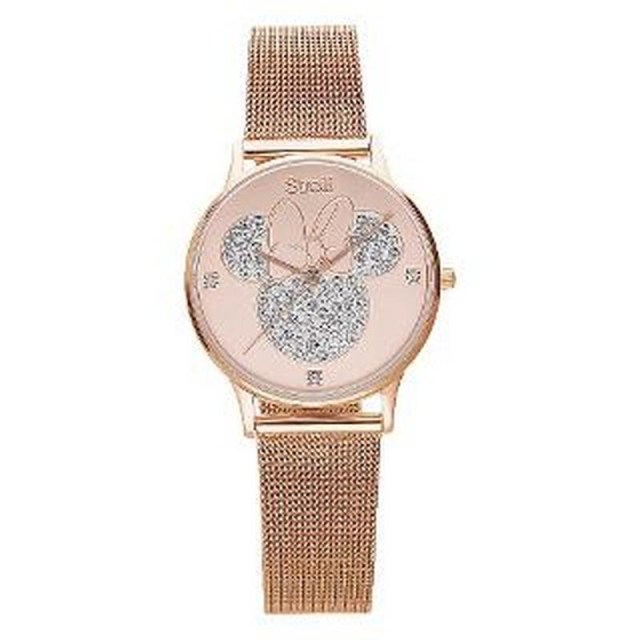 Orologi: Orologio Minnie rosato Stroili donna acciaio 1666764 con cristalli