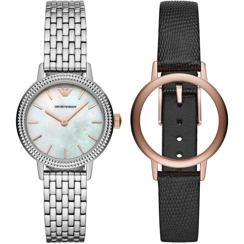 Watches: Emporio Armani watch only time woman analog steel strap model  AR80020