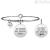 Bracciale Kidult 731339 acciaio 316L ciondolo Aprile collezione Symbols