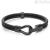 Bracciale Uomo Brosway BIN16A in pelle con gioiello in acciaio PVD Nero collezione Clint