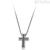 Collana Uomo Brosway BIT02 croce in acciaio e PVD Gun collezione District