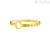 Bracciale Kidult 231697 in acciaio 316L con trattamento PVD Oro con frase collezione Philosophy