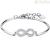 Bracciale Brosway BHK68 simbolo Infinito in acciaio 316L e cristalli Swarovski collezione Chakra