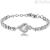 Bracciale Brosway BHK223 in acciaio 316L con sacro cuore e sfere in acciaio collezione Chakra