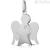 Pendant Roberto Giannotti NKT195B White Gold Angeli collection