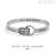 Marlù 15BR042-M "Friend" bracelet in steel In my Heart collection