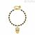 Bracciale Kidult teschio messicano donna 731814 acciaio 316L PVD Oro collezione Symbols