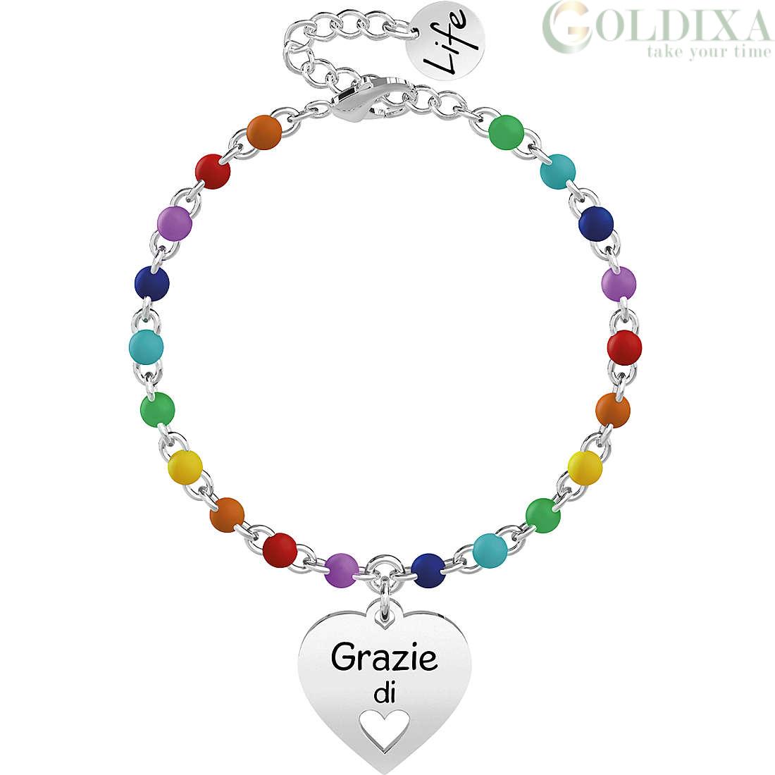 Bracciale Kidult in Acciaio Cuore