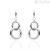 Stroili woman earrings 1668811 steel Lady Code collection