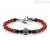 Bracciale Elmo Greco Ellius Gioielli R135/RV uomo Argento 925 e pietra Agata