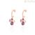 Stroili women's earrings 1668622 brass with stones Violet collection