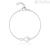 Bracciale infinito con punto luce Mabina donna 533235 Argento 925