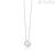 Mabina women's light point necklace 553063 925 silver with zircons