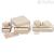 Rosé bow single earring woman RZO018R Silver 925 Stories collection