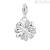 Rosé daisy charm for women RZ052R Silver 925 Stories collection