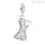 Rosé bow charm for women RZ055R Silver 925 Stories collection