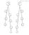 Stroli Super Chic Wow women's earrings 1673317 steel with crystals