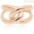 Mabina knot ring woman 523200 Silver 925 rose