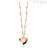 Collana cuore Mabina donna 553400 Argento 925 rosato con zirconi