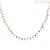 Coutoure Amen woman necklace CLMRM3 925 silver rose with multicolor crystals