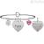 Bracciale Kidult Figlia donna 731897 acciaio con cristalli Love