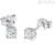 Mabina Silver 925 women's light point earrings 563016