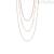 Mabina rosy 925 silver woman 3-wire necklace 553345