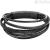 Men's black leather bracelet Sector Candy SZV78 steel and enamel