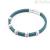 Bracciale uomo silicone verde foresta 4US Cesare Paciotti 4UBR4145 acciaio