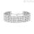 Bracciale donna Stroili multifilo largo 1668678 metallo rodiato