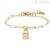 Bracciale lucchetto dorato Chant donna Brosway BAH52 acciaio 316L