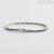 Bracciale Tennis uomo Argento Mabina 533514-M con zirconi neri