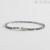 Tennis bracelet for men Silver Mabina 533516-S with white zircons