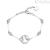 Bracciale lettera L Brosway Chakra BHKB060 acciaio con cristalli