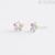 Mabina flower girl earrings 563456 925 silver with enamel