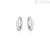 Mabina women's hoop earrings 563028 Silver with zircons