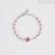 Mabina 533482 silver ladybug girl bracelet with red dots