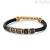 Brosway Bullet BUL23 men's leather bracelet 316L steel