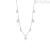 Mabina woman necklace with heart and zircons 925 Silver 553264