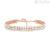 Stroili Romantic Shine women's tennis bracelet rosé multi-strand crystals 1668676