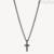 Collana uomo croce acciaio nero Brosway Ink BIK20