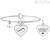 Kidult woman bracelet Infinity steel heart 732002 Special Moments