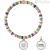 Bracciale Kidult donna Quadrifoglio acciaio pietre multicolor 732033 Nature